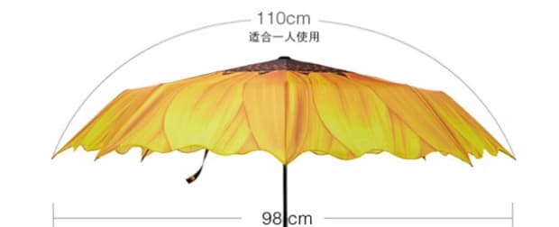 Ô gấp hình các loại hoa. Ô dù che nắng siêu nhẹ, chống tia cực tím, giữ làn da tránh tia sáng gây hại.