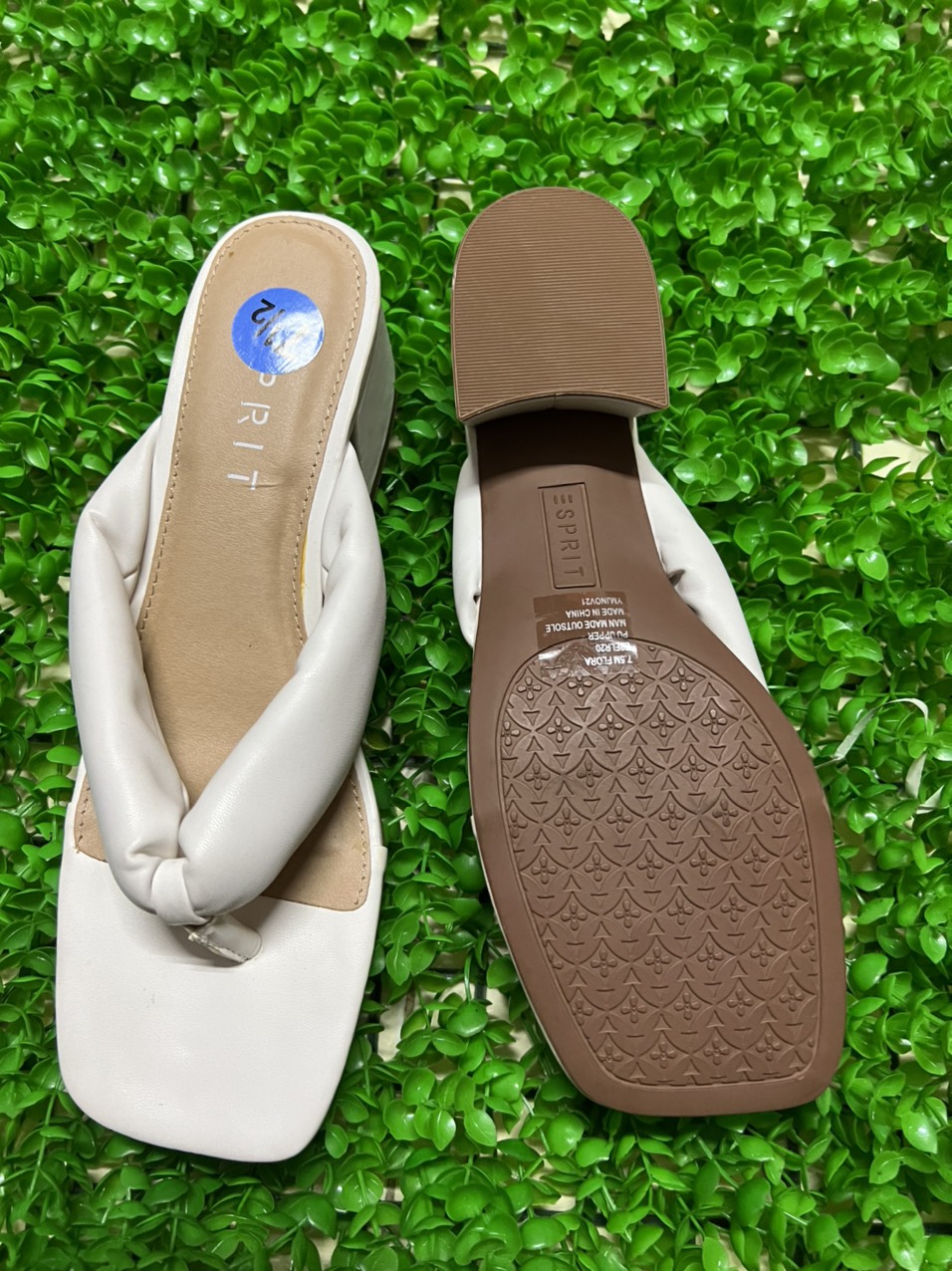 Guốc da cao cấp, cao 4cm, đế vuông phong cách lịch sự