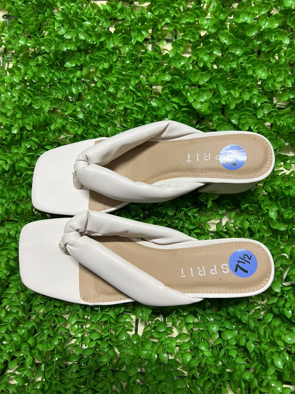 Guốc da cao cấp, cao 4cm, đế vuông phong cách lịch sự