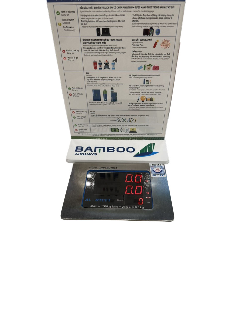HỆ THỐNG CÂN CHECK-IN HÀNH LÝ SÂN BAY