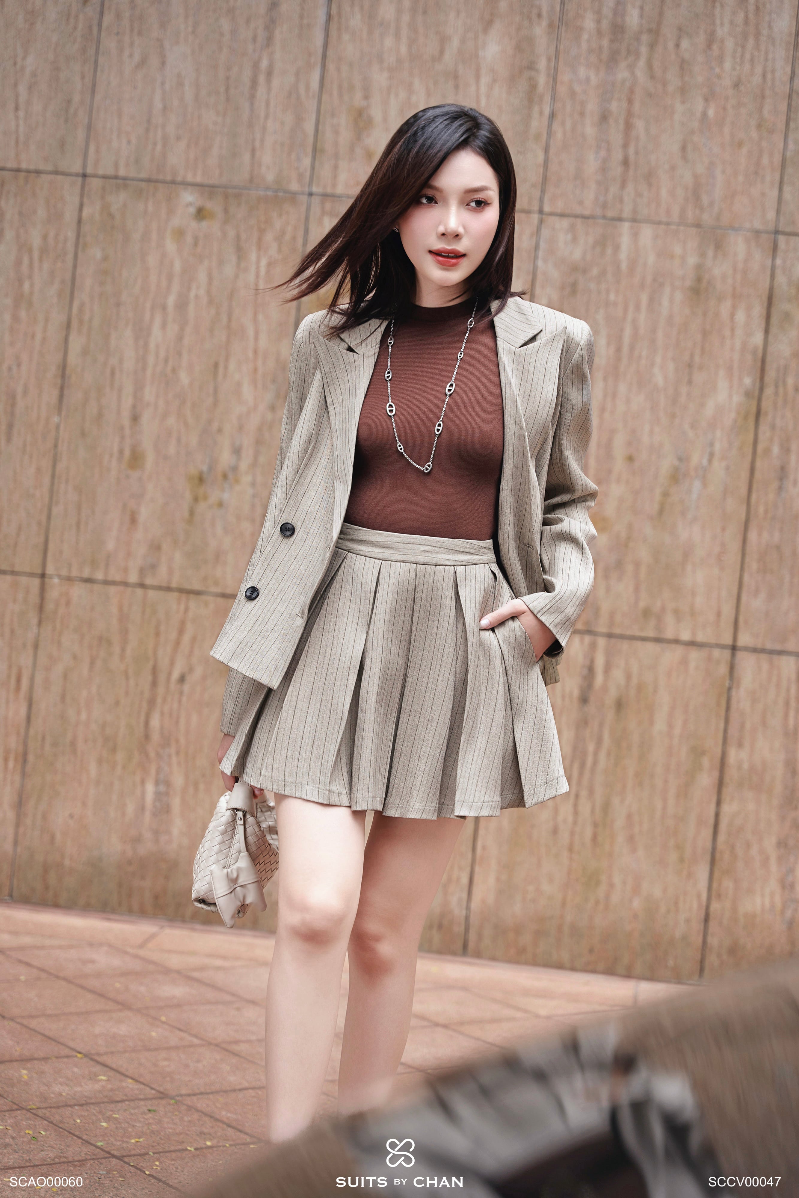 Chân váy Natasha form A xếp ly