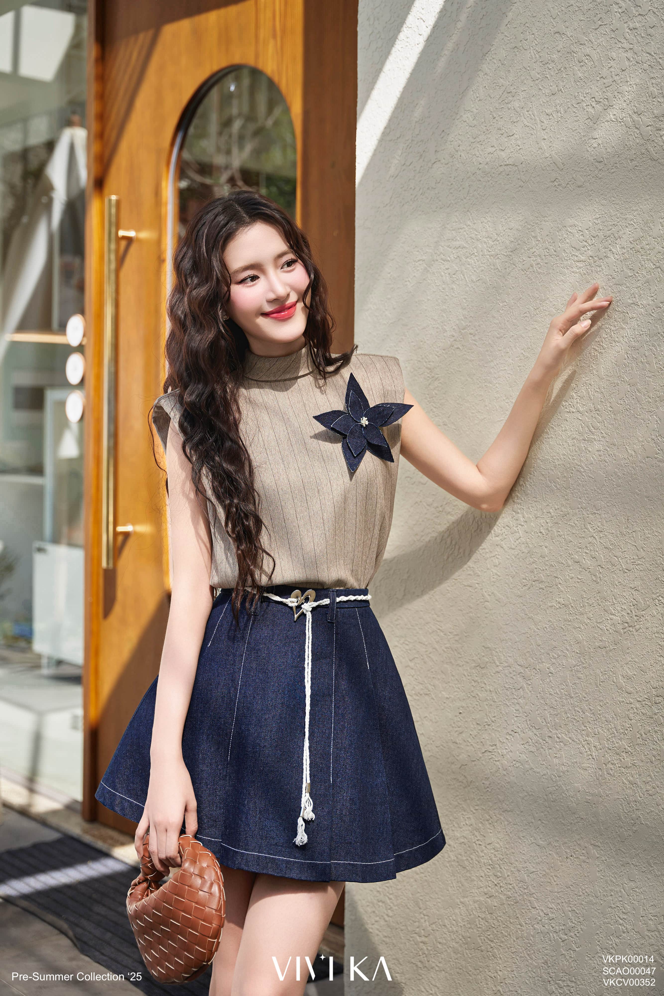 Dây belt xoắn khóa trái tim