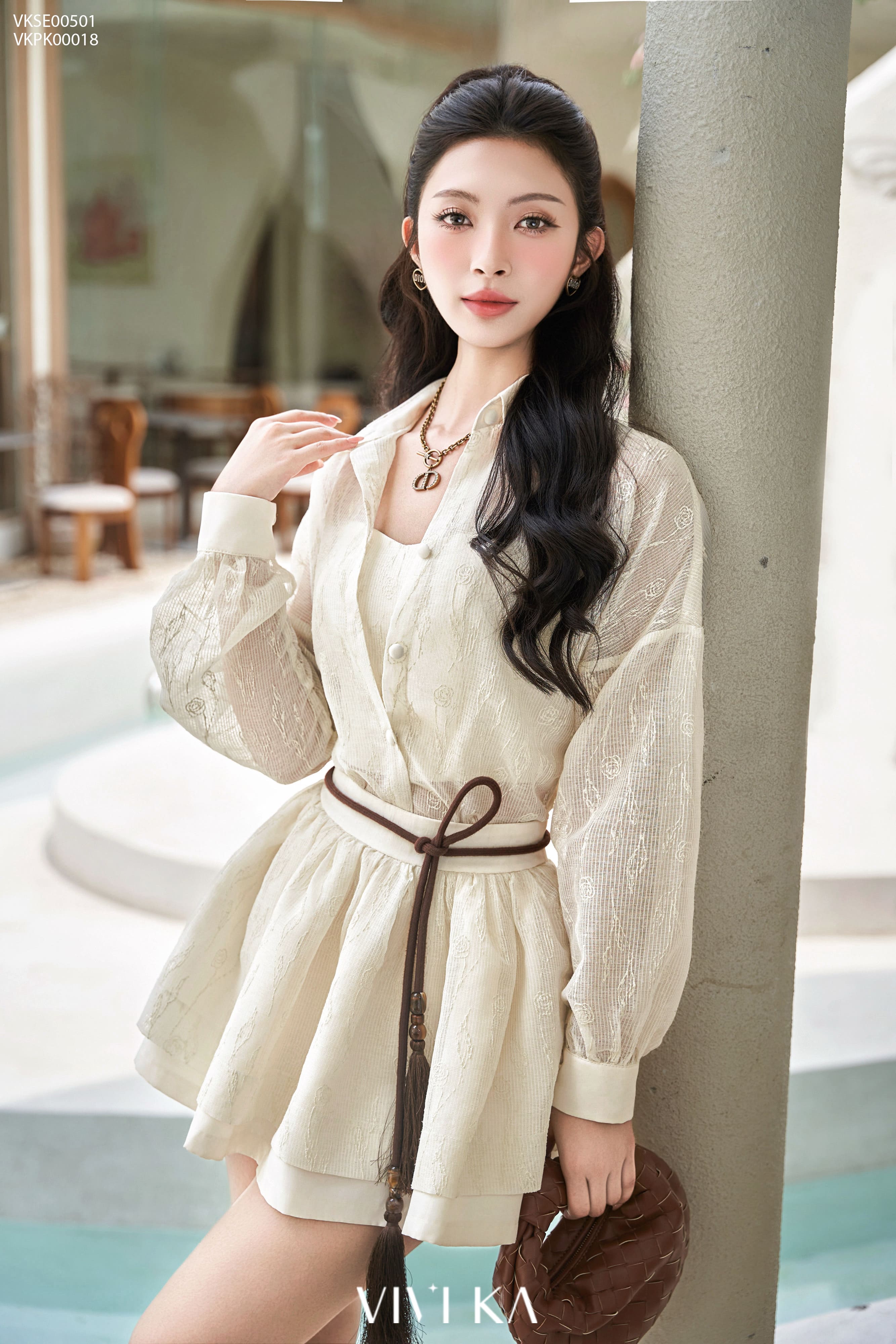 Dây belt tua rua phối hạt