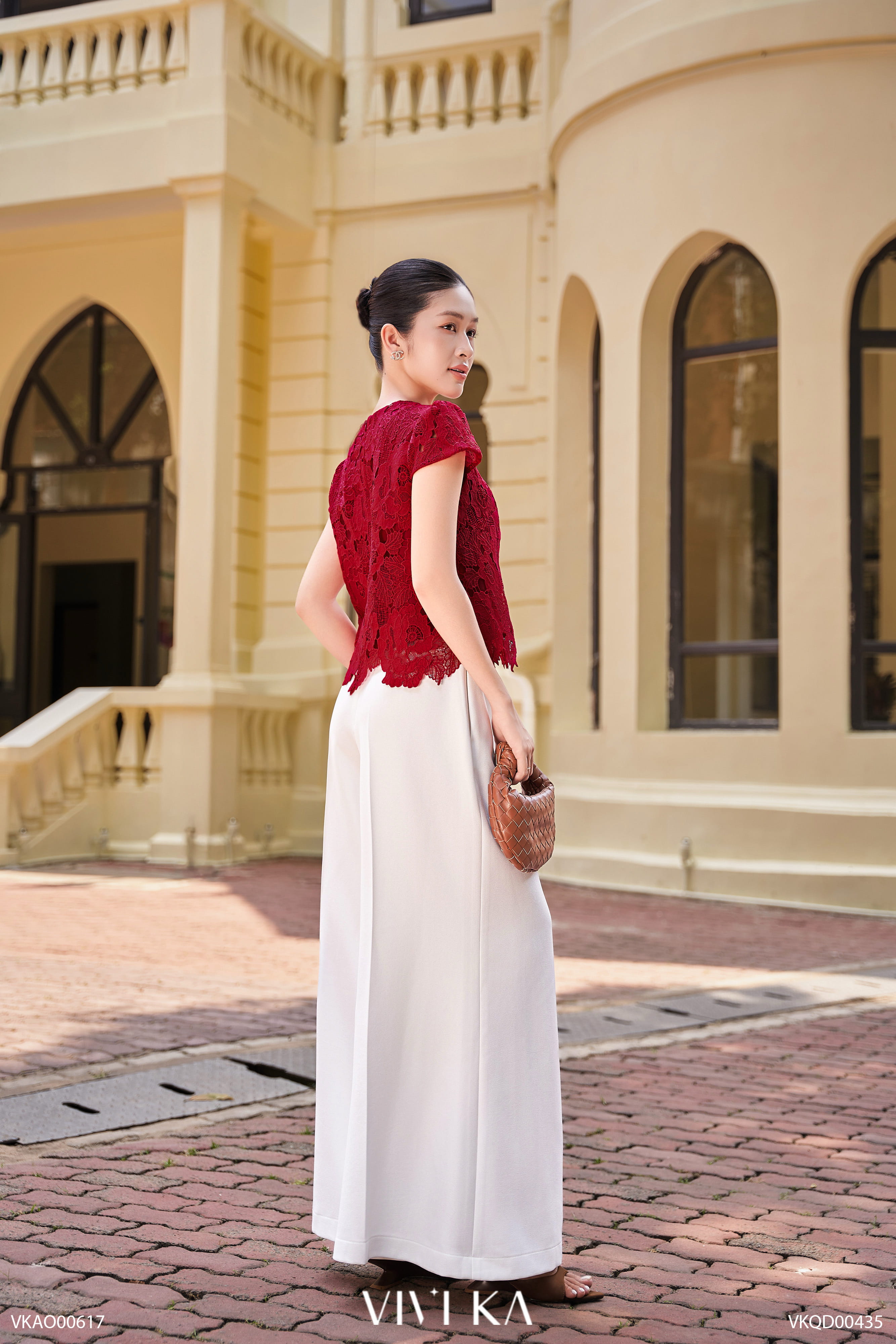 Quần dài Kristina ống rộng