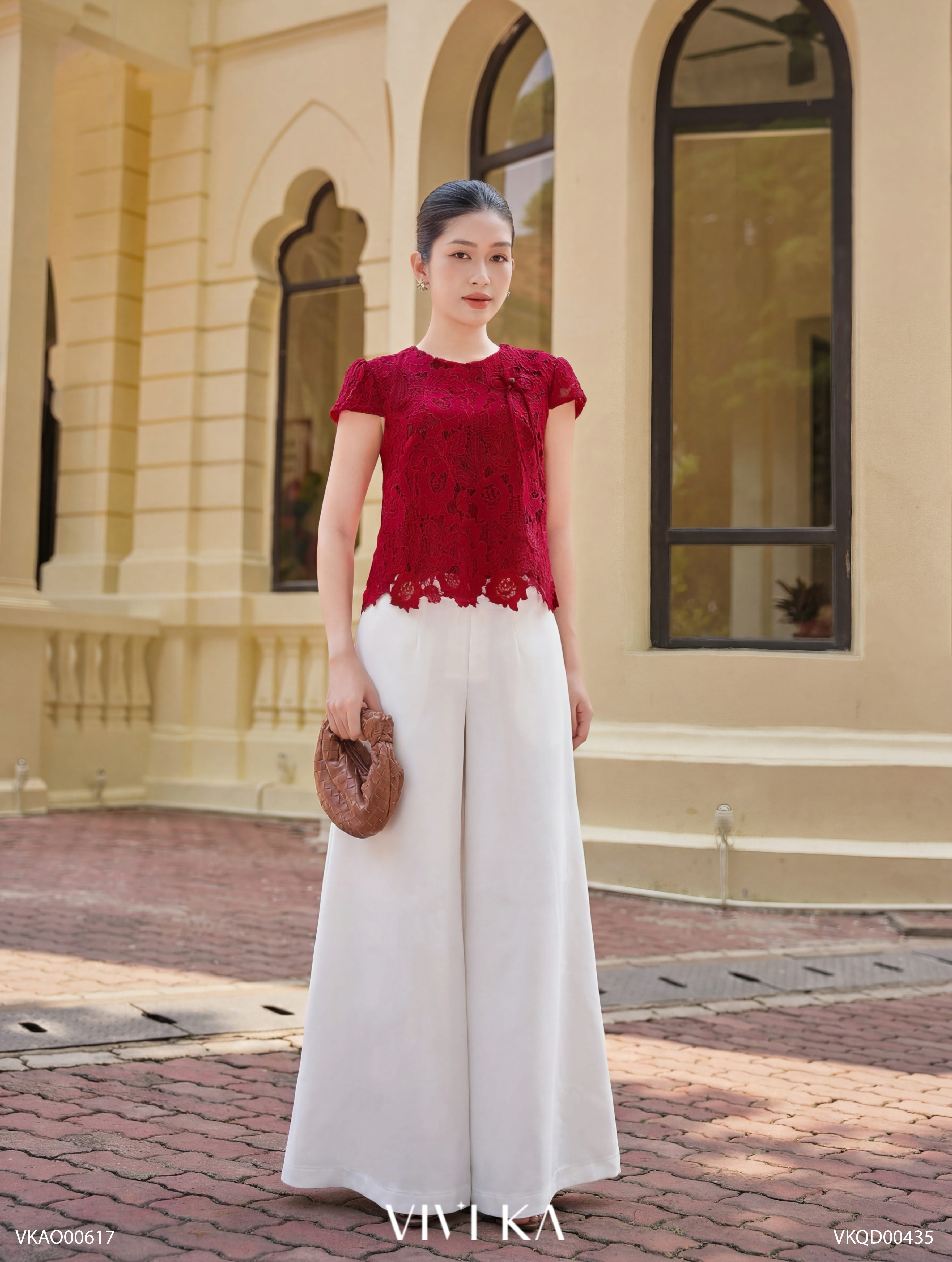 Quần dài Kristina ống rộng