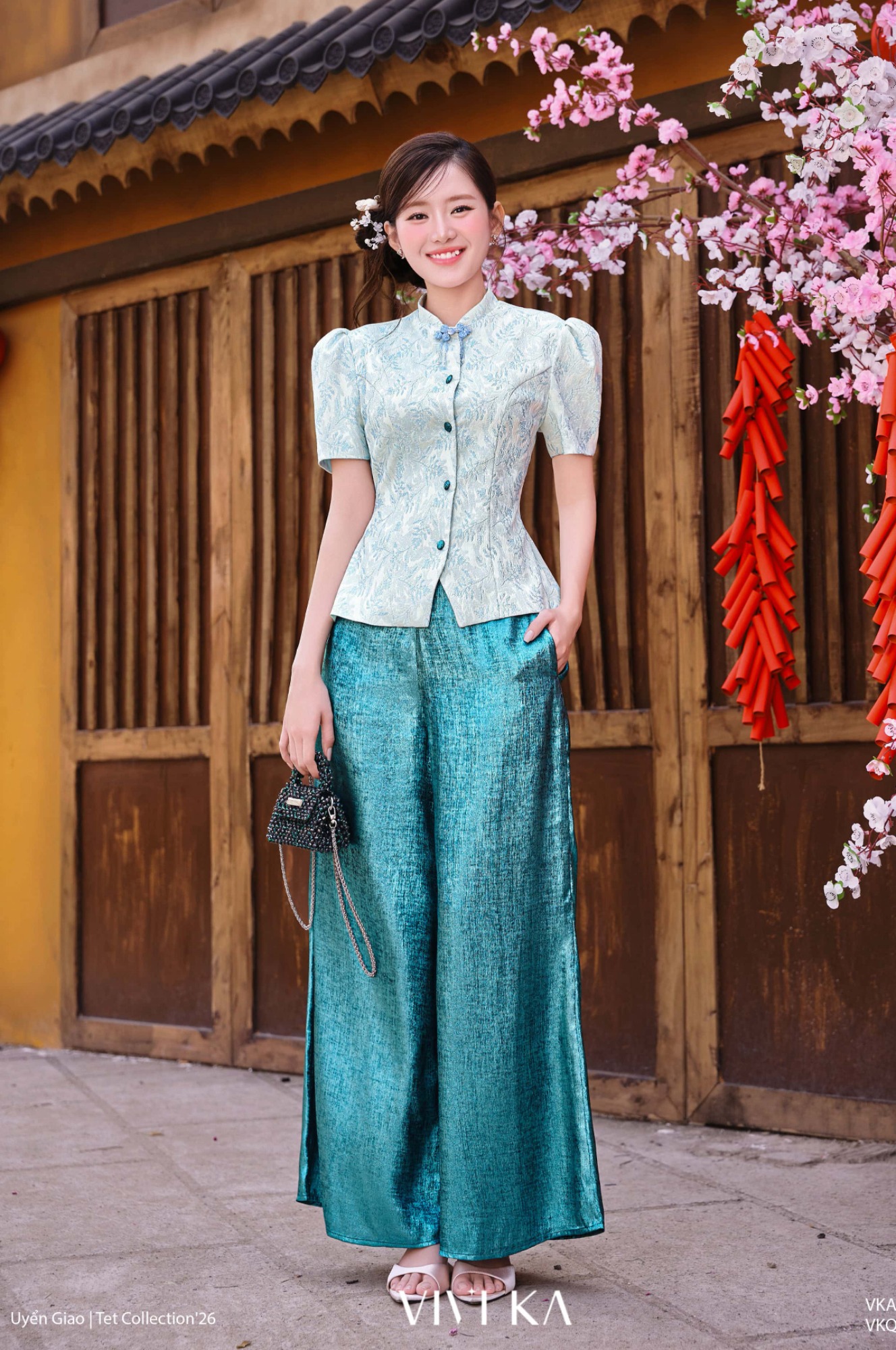 Quần dài Ngân Sa nhũ