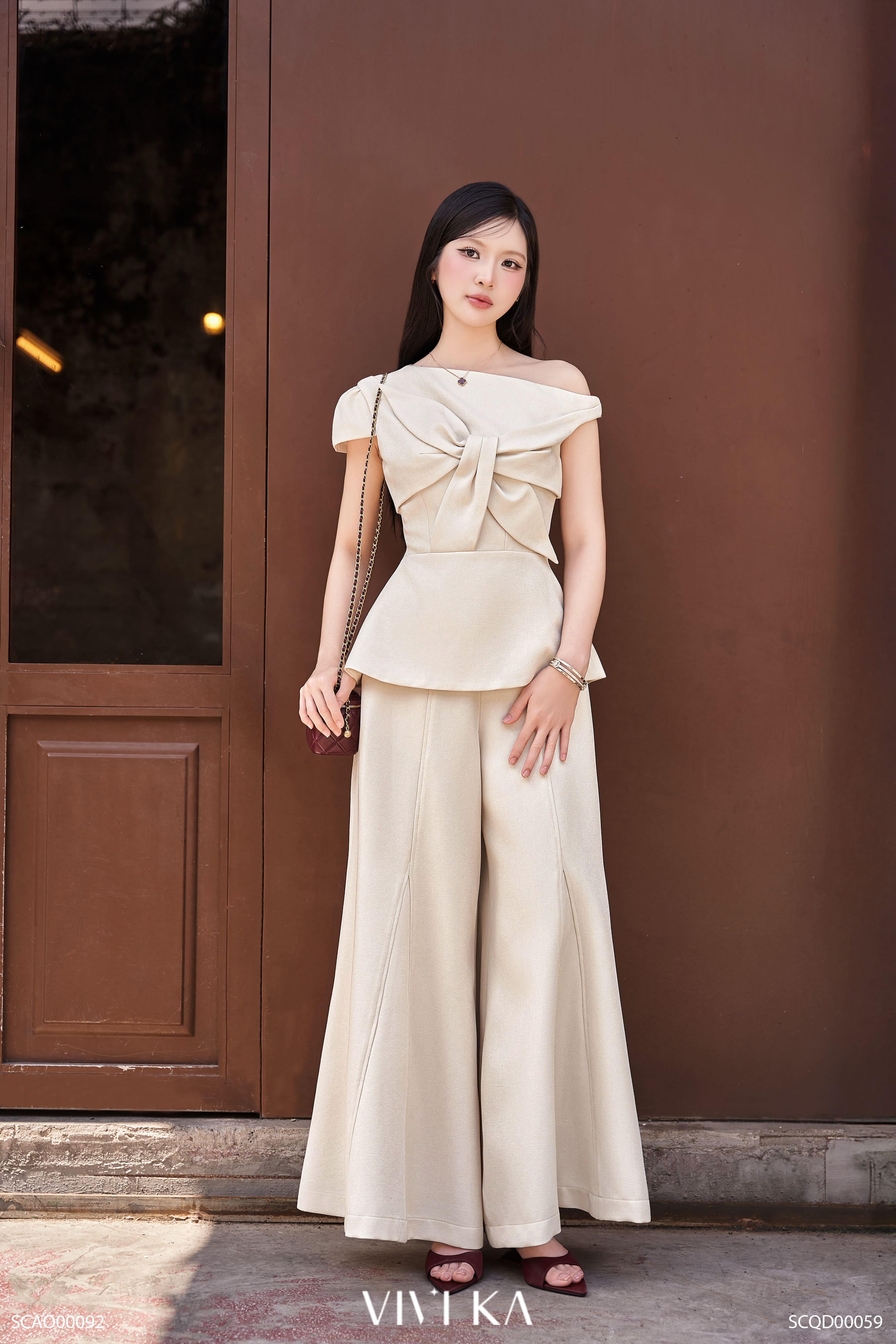 Quần dài Marina ống rộng