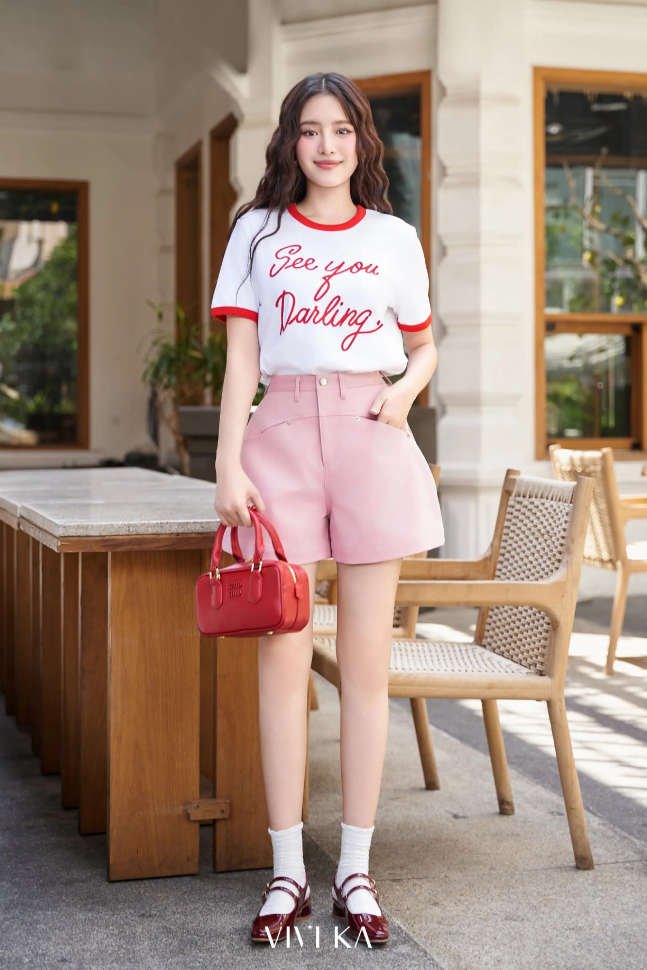 Quần short túi sau đắp hộp