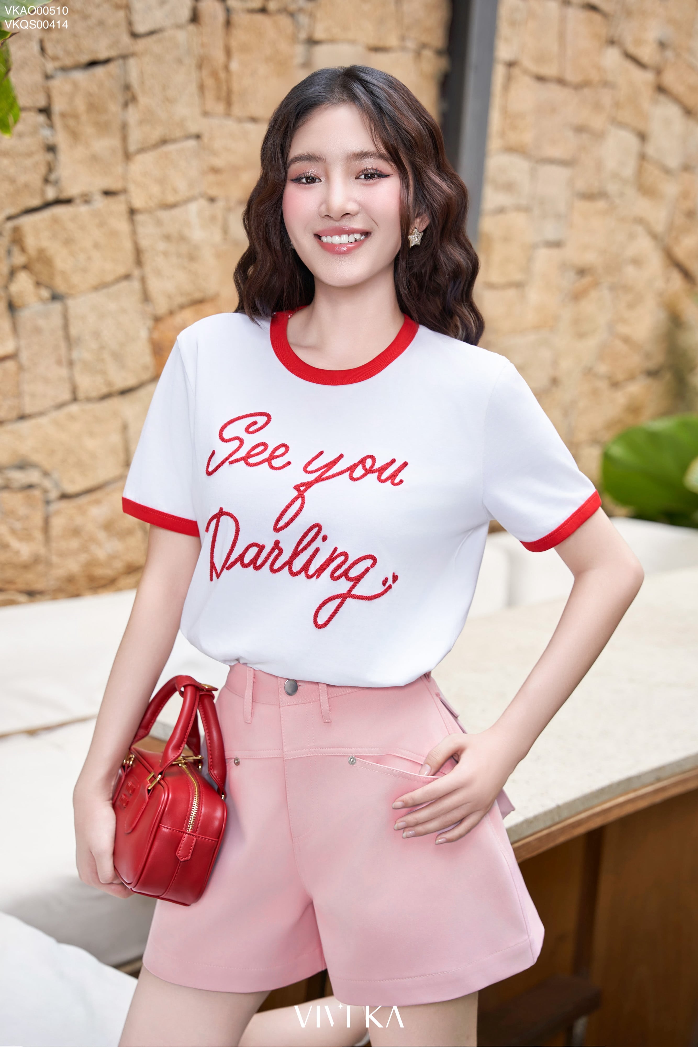 Quần short túi sau đắp hộp