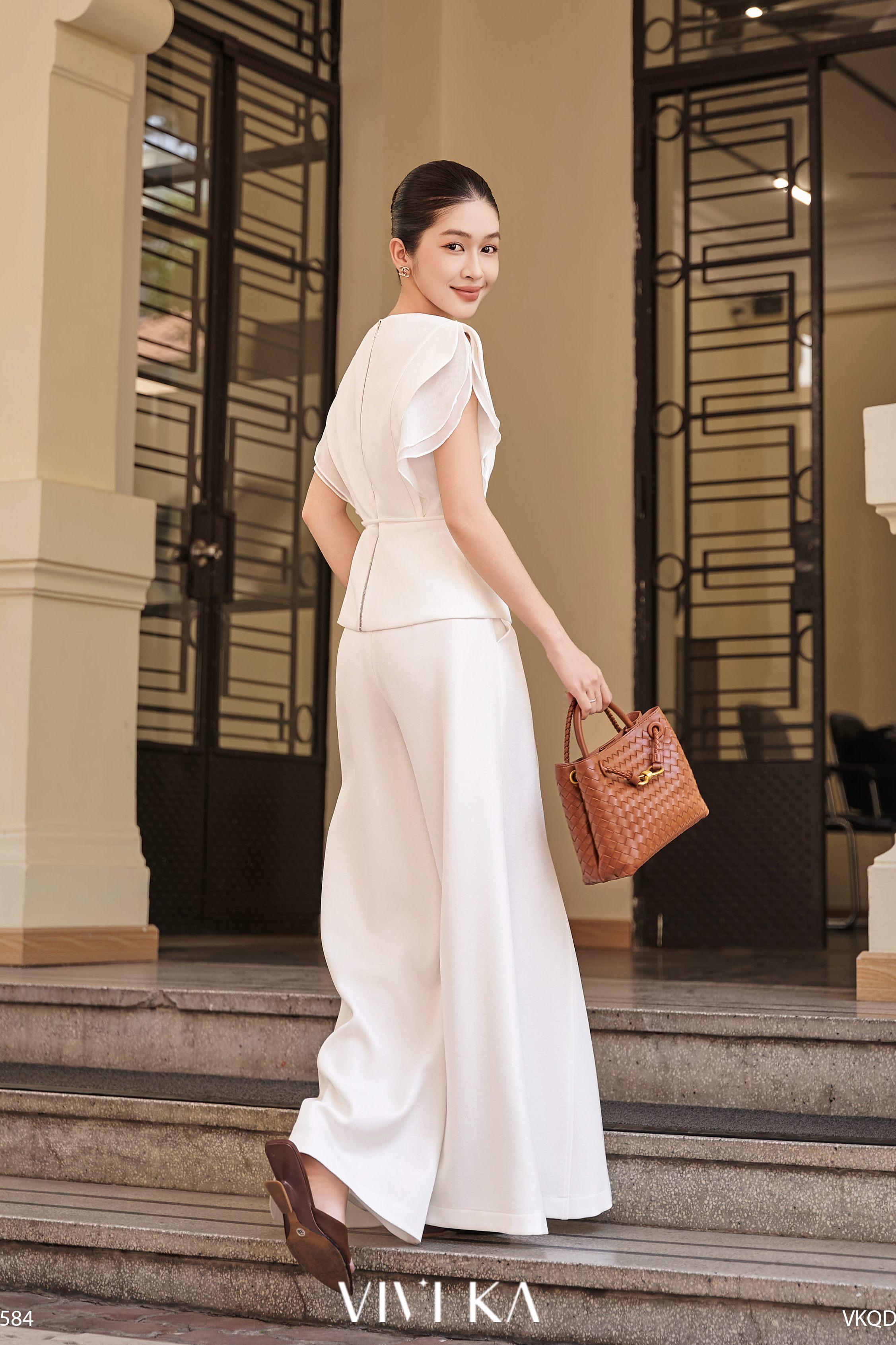 Quần dài Marina ống rộng