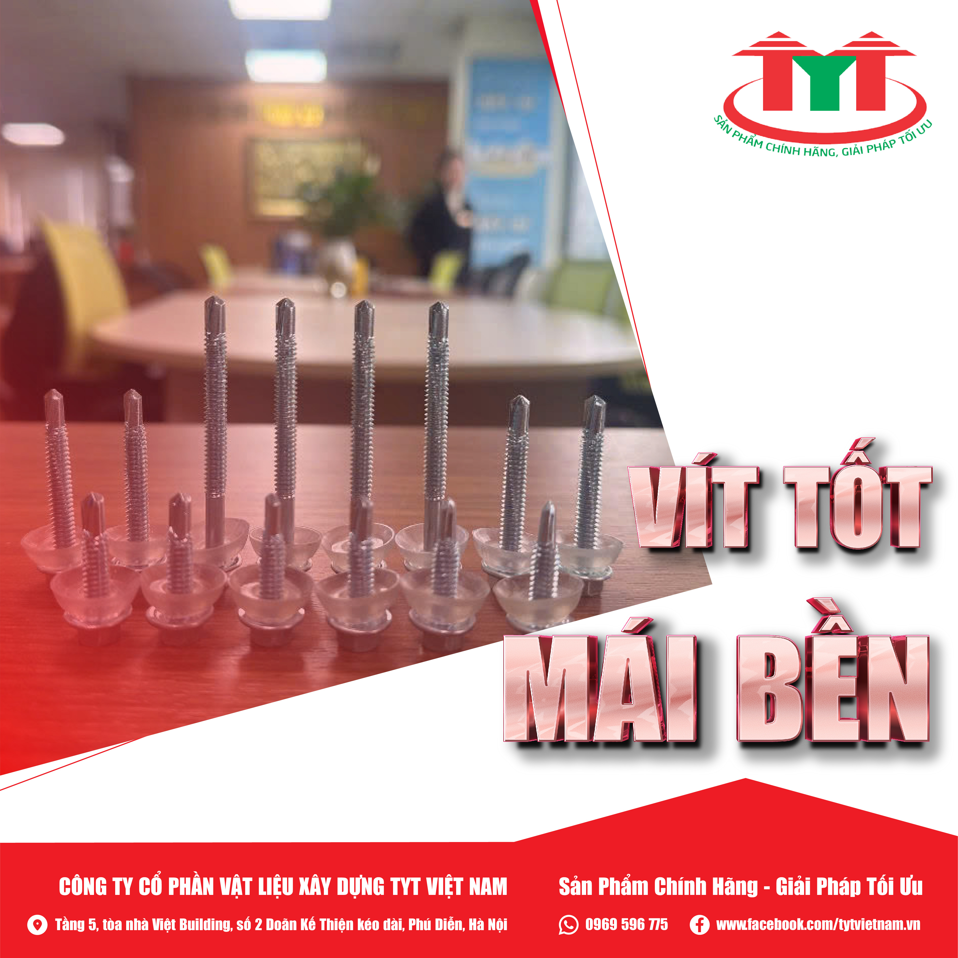 Các tiêu chí để lựa chọn vít bắn tôn 