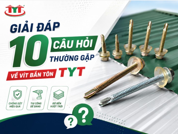 GIẢI ĐÁP 10 CÂU HỎI THƯỜNG GẶP VỀ VÍT BẮN TÔN TYT