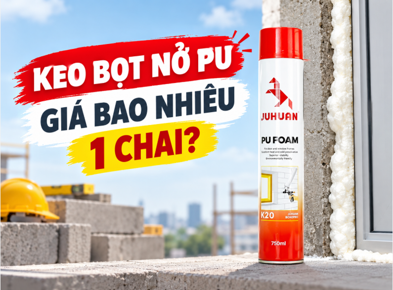 KEO BỌT NỞ PU GIÁ BAO NHIÊU 1 CHAI? NHỮNG YẾU TỐ ẢNH HƯỞNG ĐẾN GIÁ