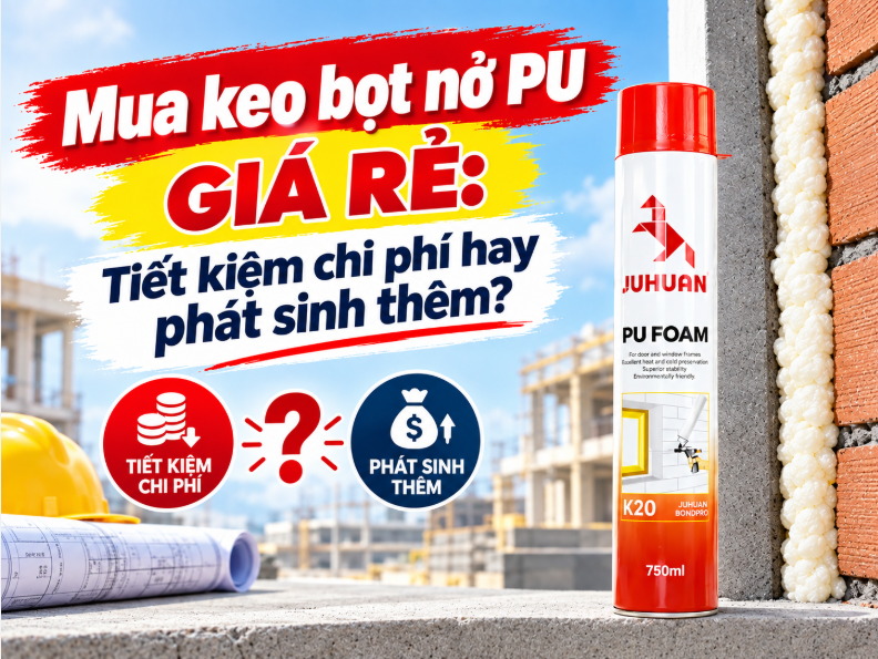 MUA KEO BỌT NỞ PU GIÁ RẺ: TIẾT KIỆM CHI PHÍ HAY PHÁT SINH THÊM?