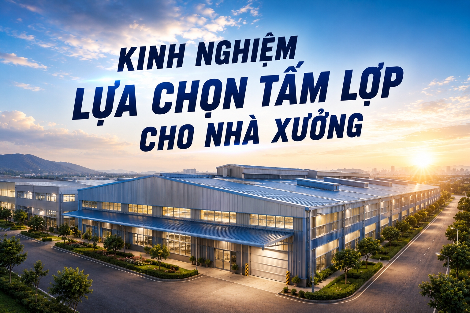 KINH NGHIỆM LỰA CHỌN TẤM LỢP CHO NHÀ XƯỞNG. NHỮNG TIÊU CHÍ CẦN CÂN NHẮC TRƯỚC KHI ĐẦU TƯ