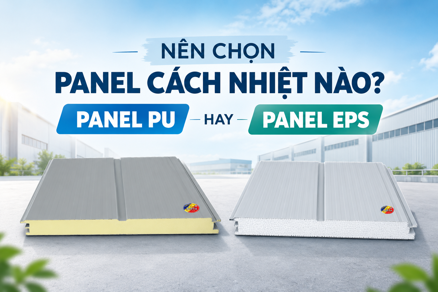 NÊN CHỌN PANEL CÁCH NHIỆT NÀO? PANEL PU HAY PANEL EPS