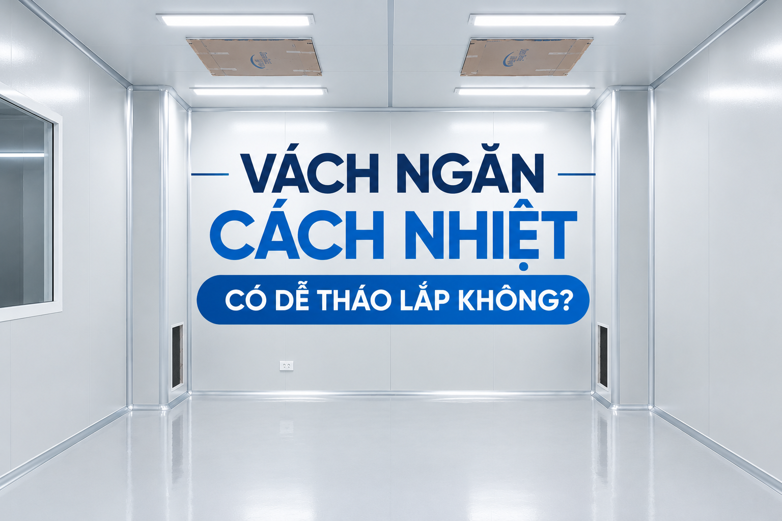 VÁCH NGĂN CÁCH NHIỆT CÓ DỄ THÁO LẮP KHÔNG?