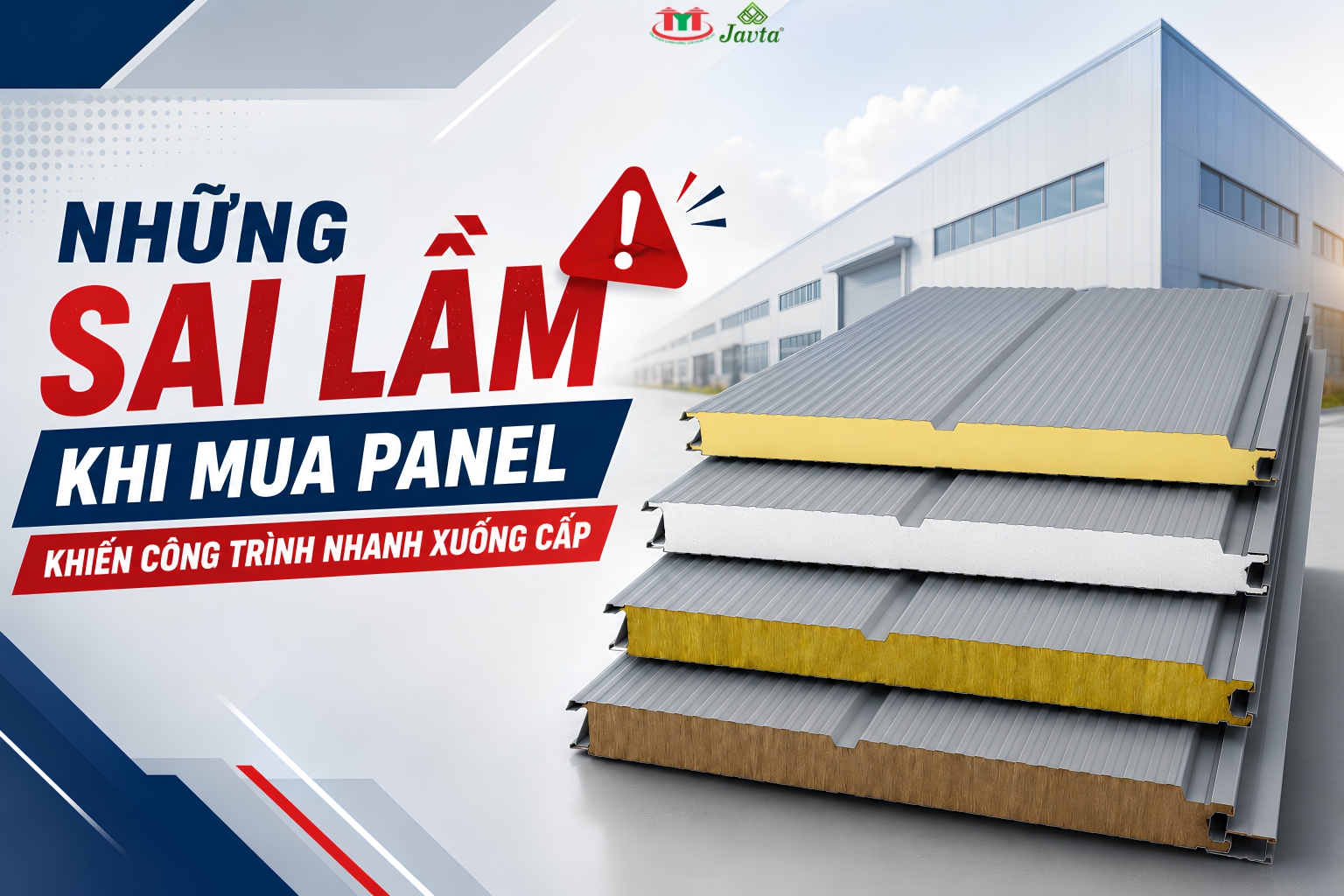 NHỮNG SAI LẦM KHI MUA PANEL KHIẾN CÔNG TRÌNH NHANH XUỐNG CẤP