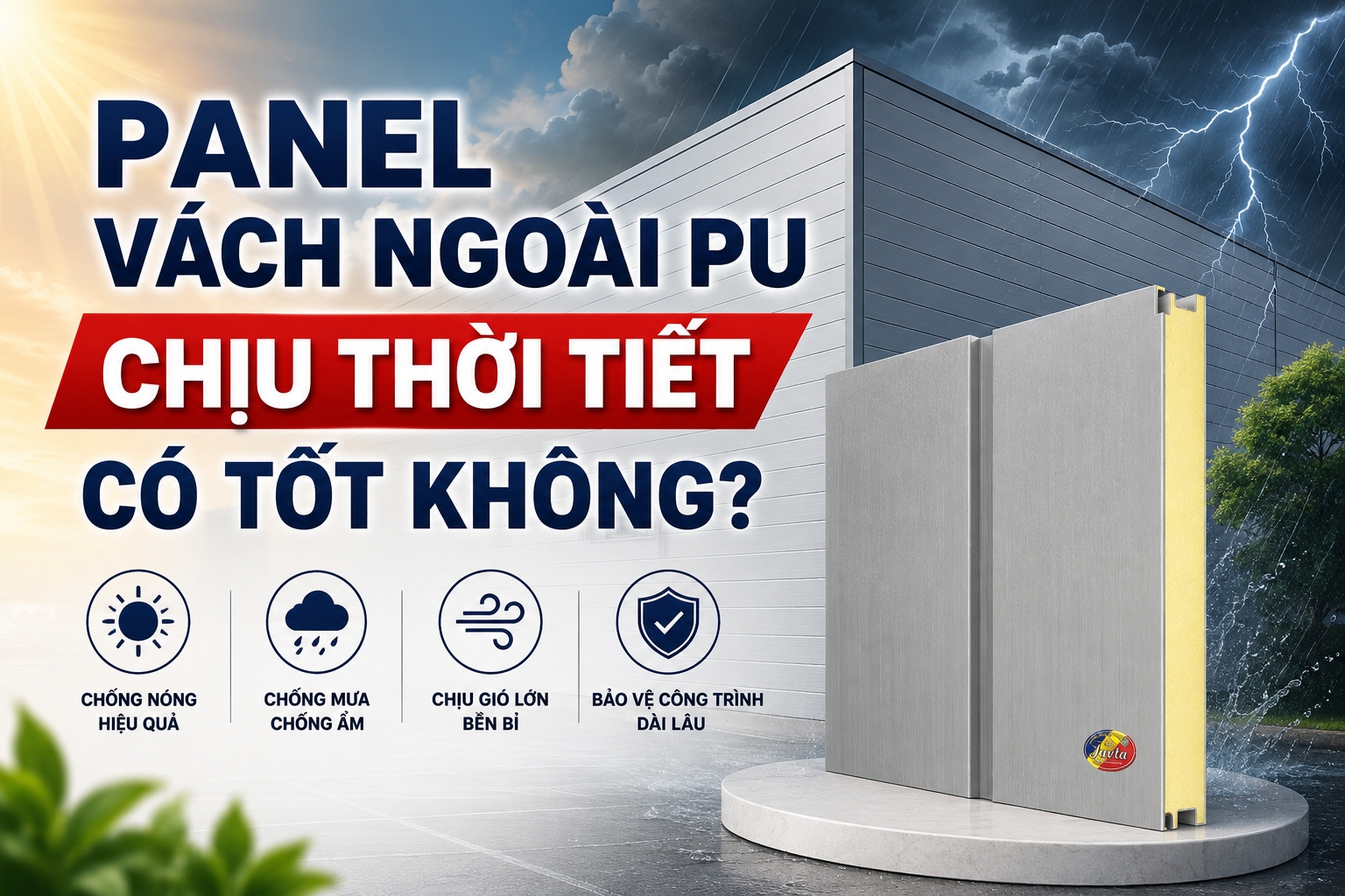 PANEL VÁCH NGOÀI PU CHỊU THỜI TIẾT CÓ TỐT KHÔNG?