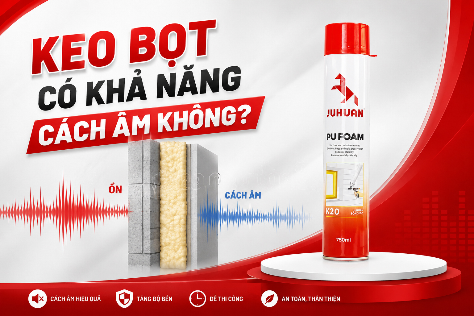 KEO BỌT CÓ KHẢ NĂNG CÁCH ÂM KHÔNG?