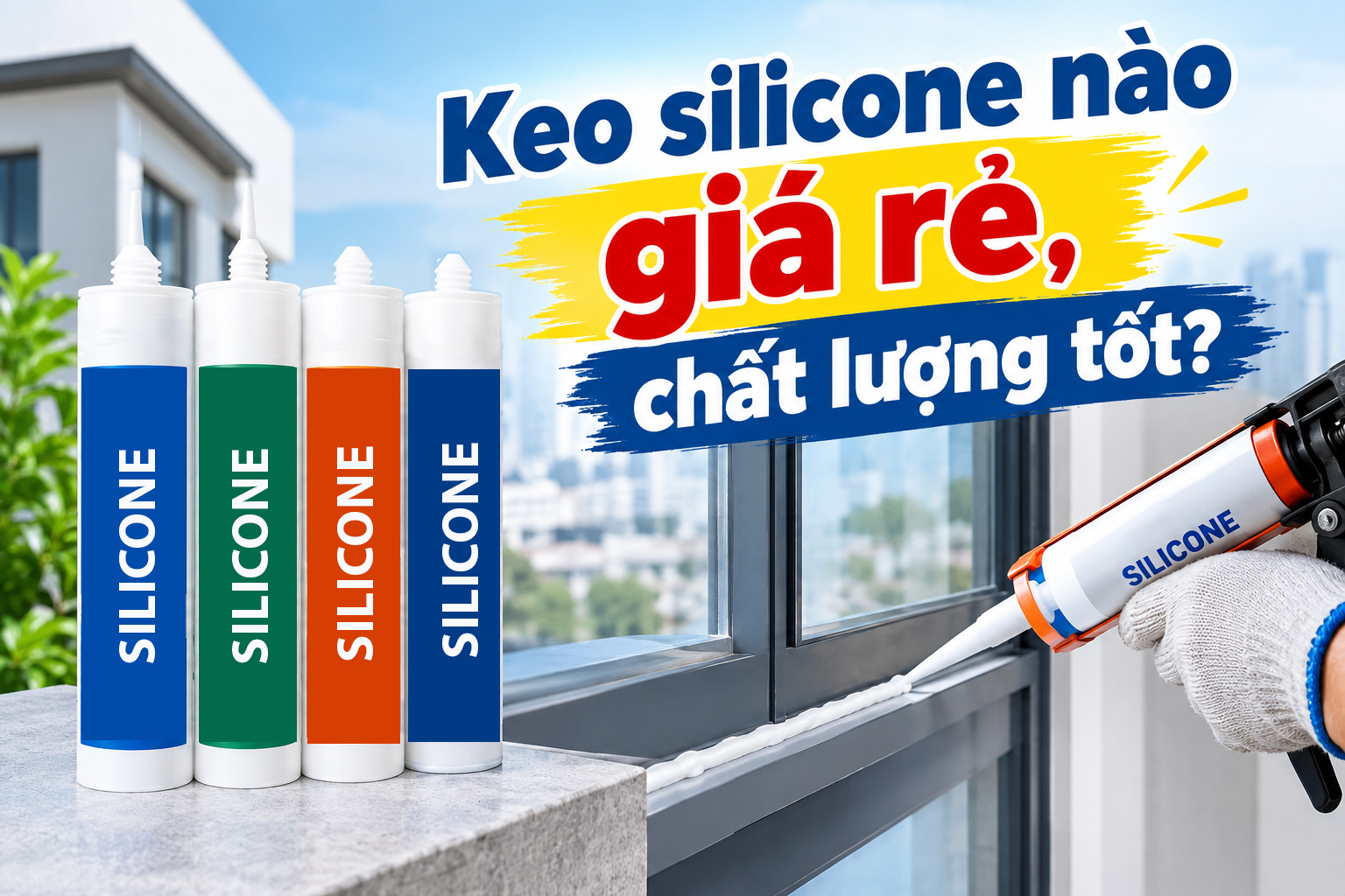KEO SILICONE NÀO GIÁ RẺ, CHẤT LƯỢNG TỐT?