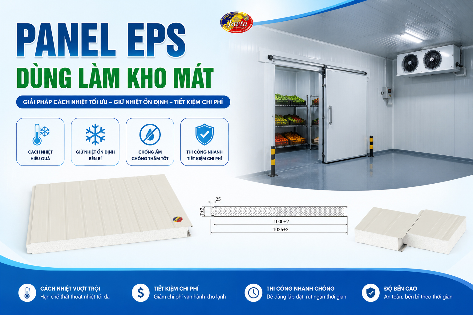 PANEL EPS DÙNG LÀM KHO MÁT