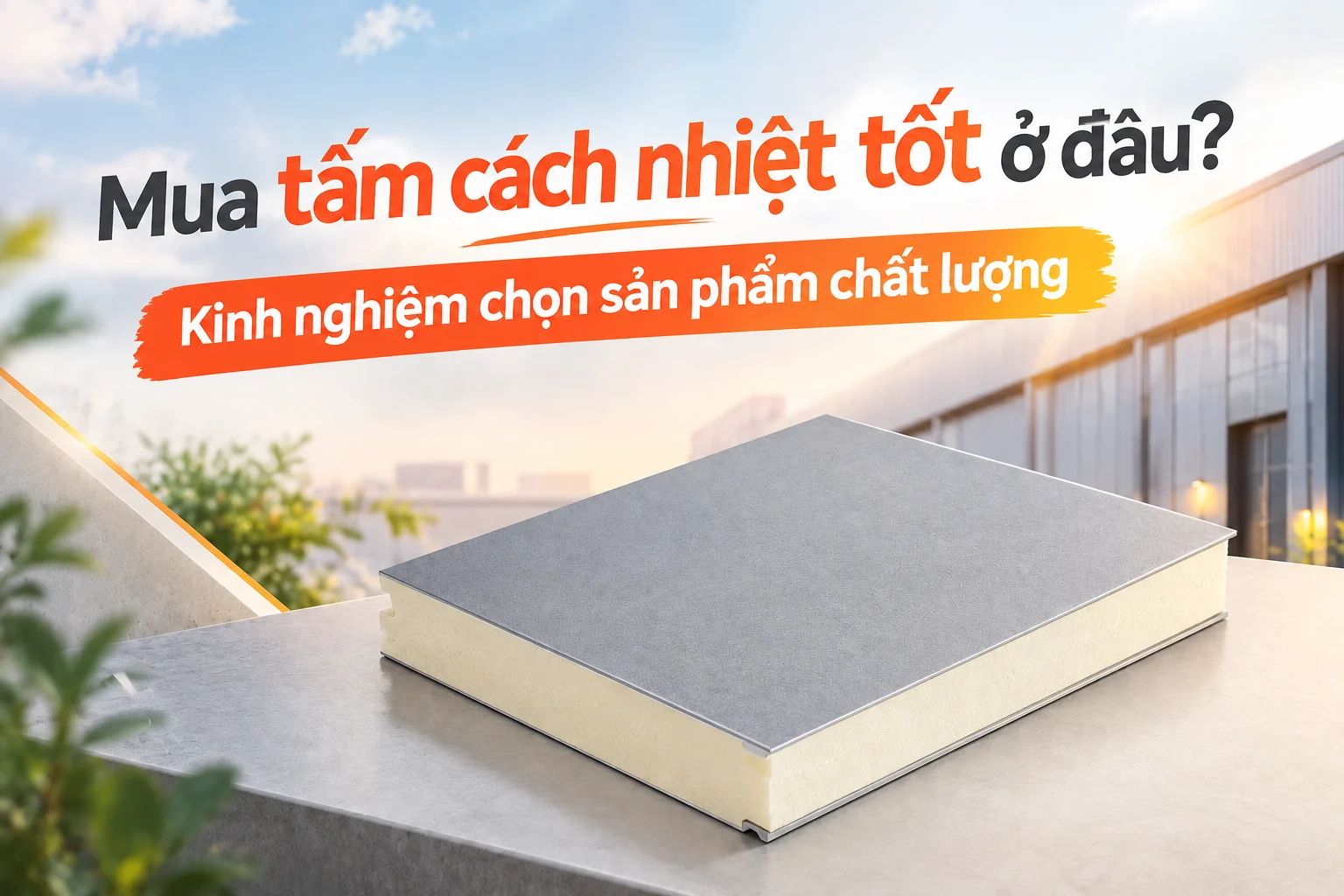MUA TẤM CÁCH NHIỆT TỐT Ở ĐÂU? KINH NGHIỆM CHỌN SẢN PHẨM CHẤT LƯỢNG