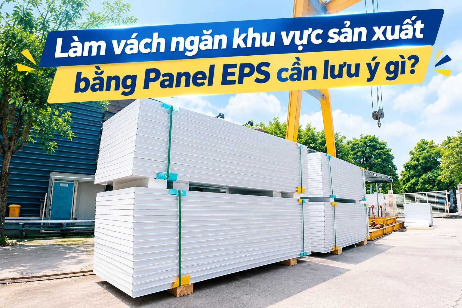 LÀM VÁCH NGĂN KHU VỰC SẢN XUẤT BẰNG PANEL EPS CẦN LƯU Ý GÌ?
