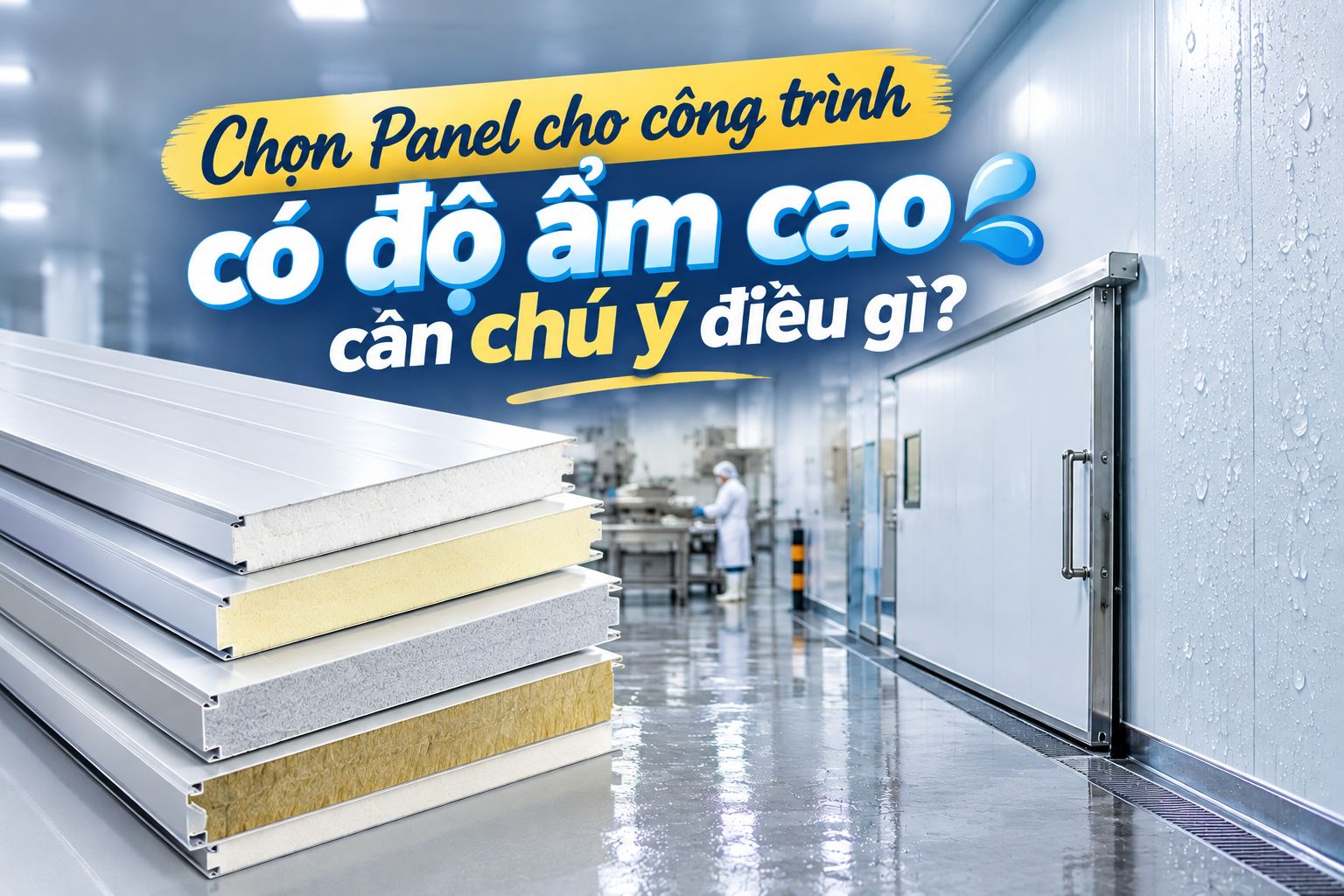 CHỌN PANEL CHO CÔNG TRÌNH CÓ ĐỘ ẨM CAO CẦN CHÚ Ý ĐIỀU GÌ?