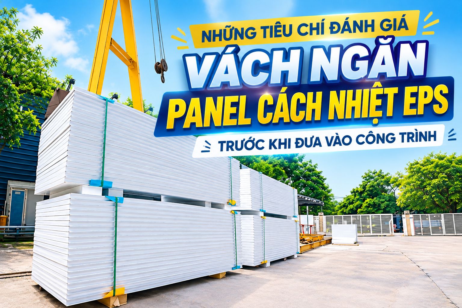 NHỮNG TIÊU CHÍ ĐÁNH GIÁ PANEL EPS TRƯỚC KHI ĐƯA VÀO CÔNG TRÌNH