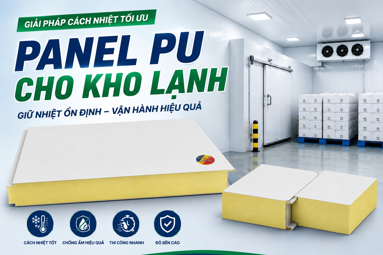 PANEL PU JAVTA CHO KHO LẠNH
