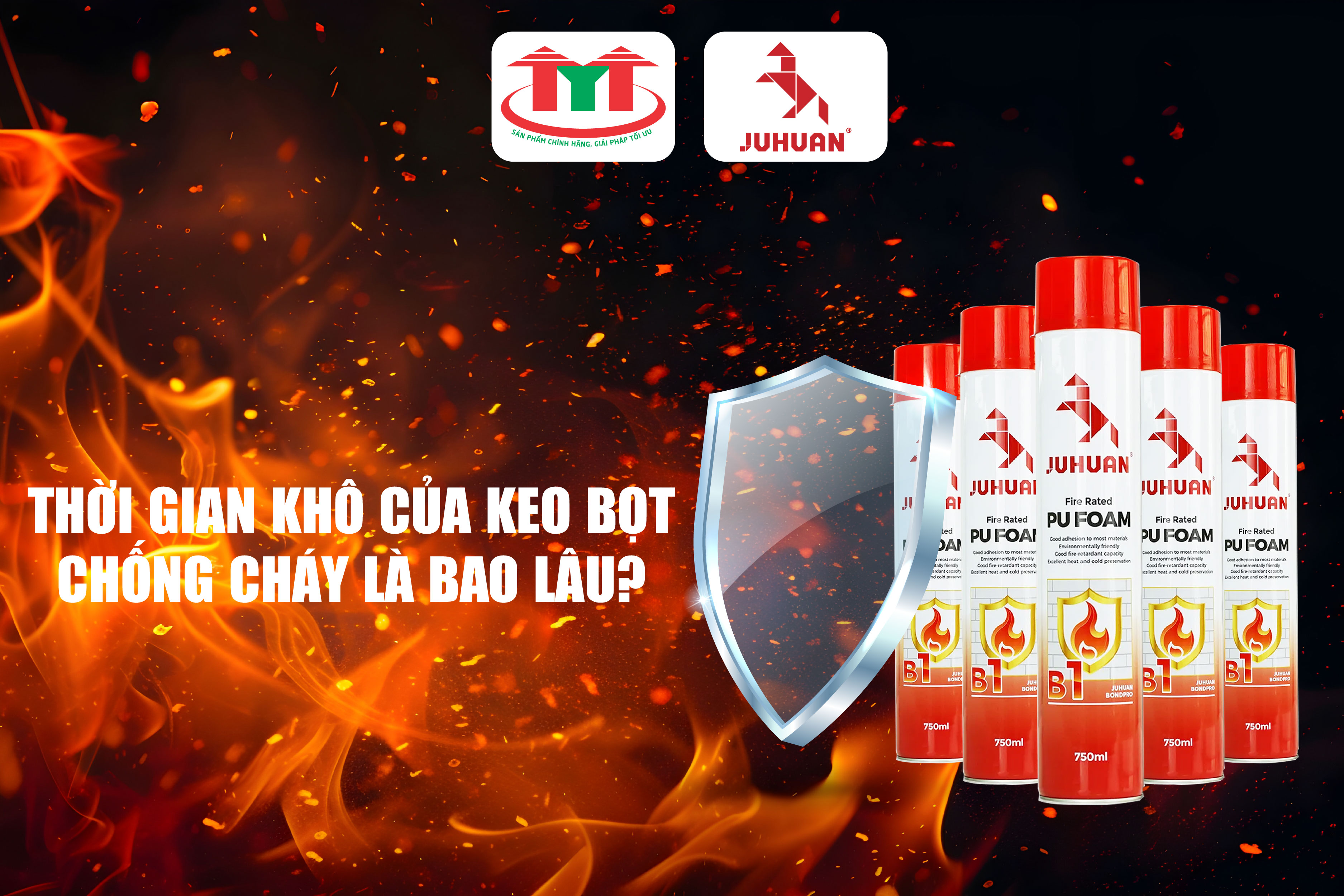 Thời Gian Khô Của Keo Bọt Chống Cháy Là Bao Lâu?