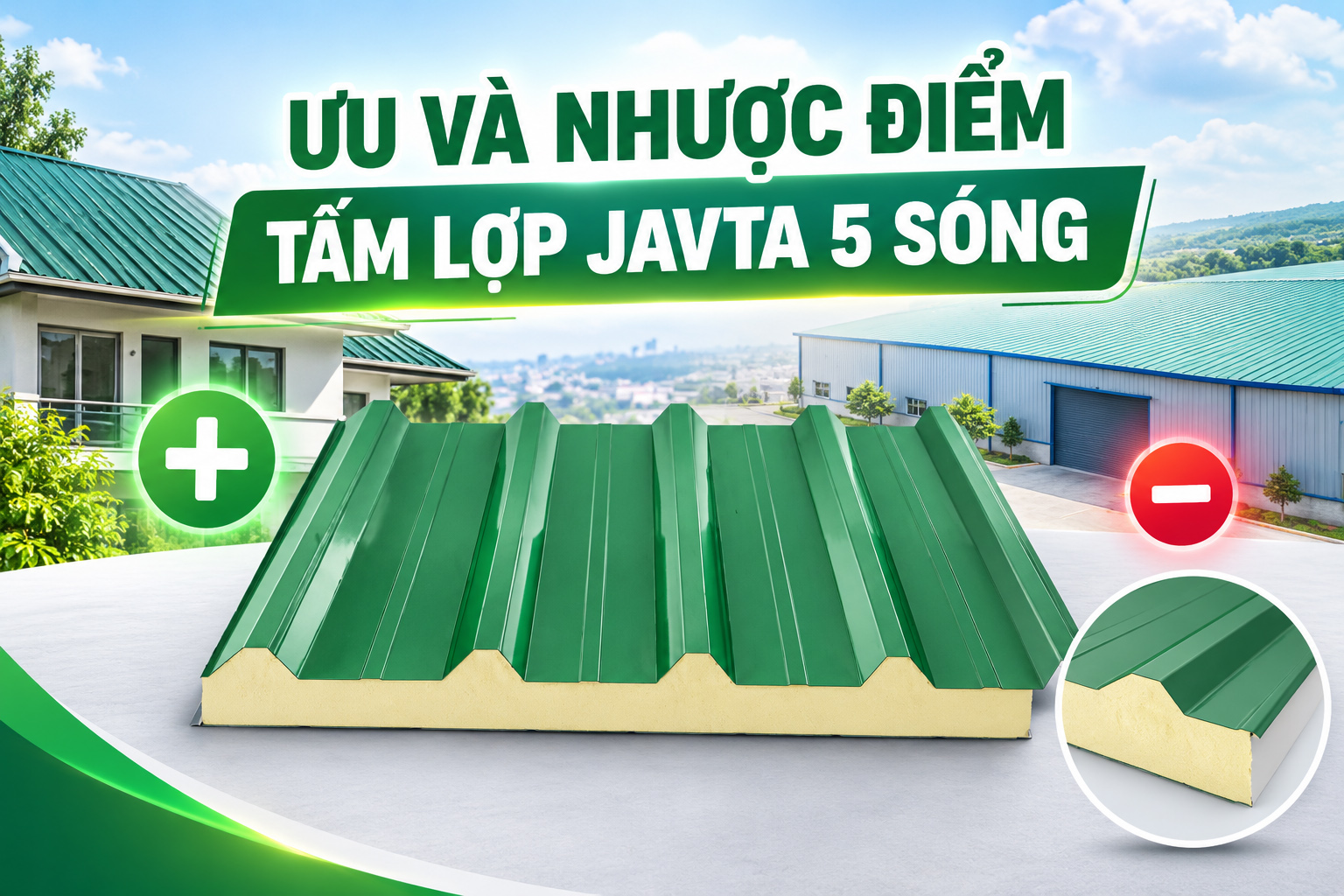 ƯU NHƯỢC ĐIỂM TẤM LỢP JAVTA 5 SÓNG: CÓ ĐÁNG ĐẦU TƯ?