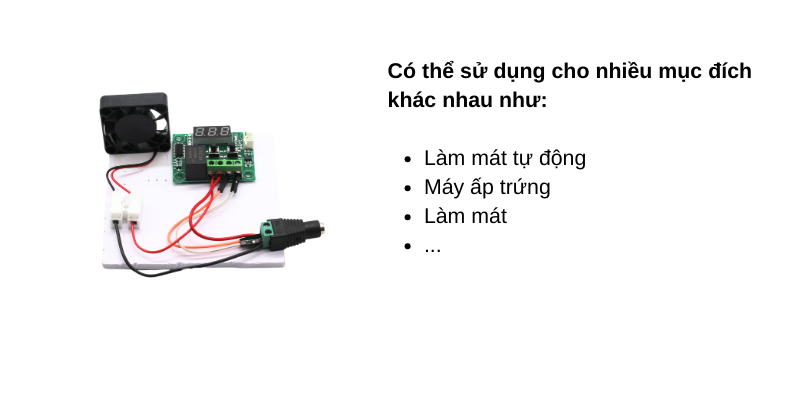 Bộ lắp ráp mạch điện sử dụng mô đun cảm biến nhiệt độ môn Công nghệ lớp 8