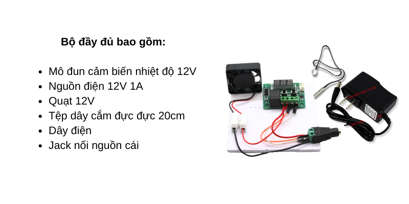 Bộ lắp ráp mạch điện sử dụng mô đun cảm biến nhiệt độ môn Công nghệ lớp 8