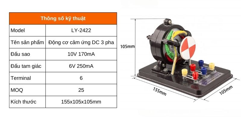 Mô hình động cơ cảm ứng ba pha