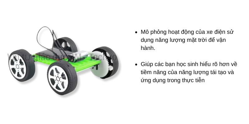 Mô hình xe chạy bằng pin năng lượng mặt trời giáo dục STEM
