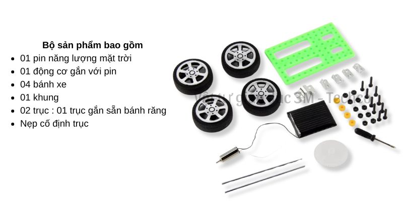 Mô hình xe chạy bằng pin năng lượng mặt trời giáo dục STEM