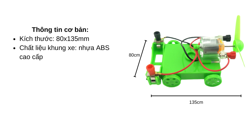 Mô hình xe chạy động cơ - Giáo dục STEM