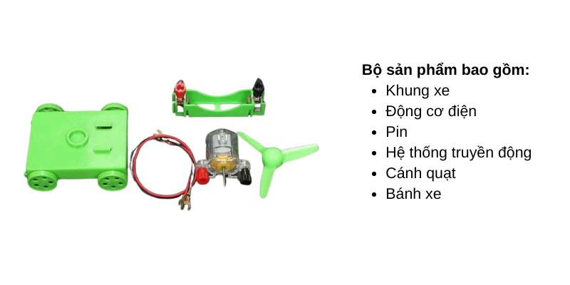 Mô hình xe chạy động cơ - Giáo dục STEM