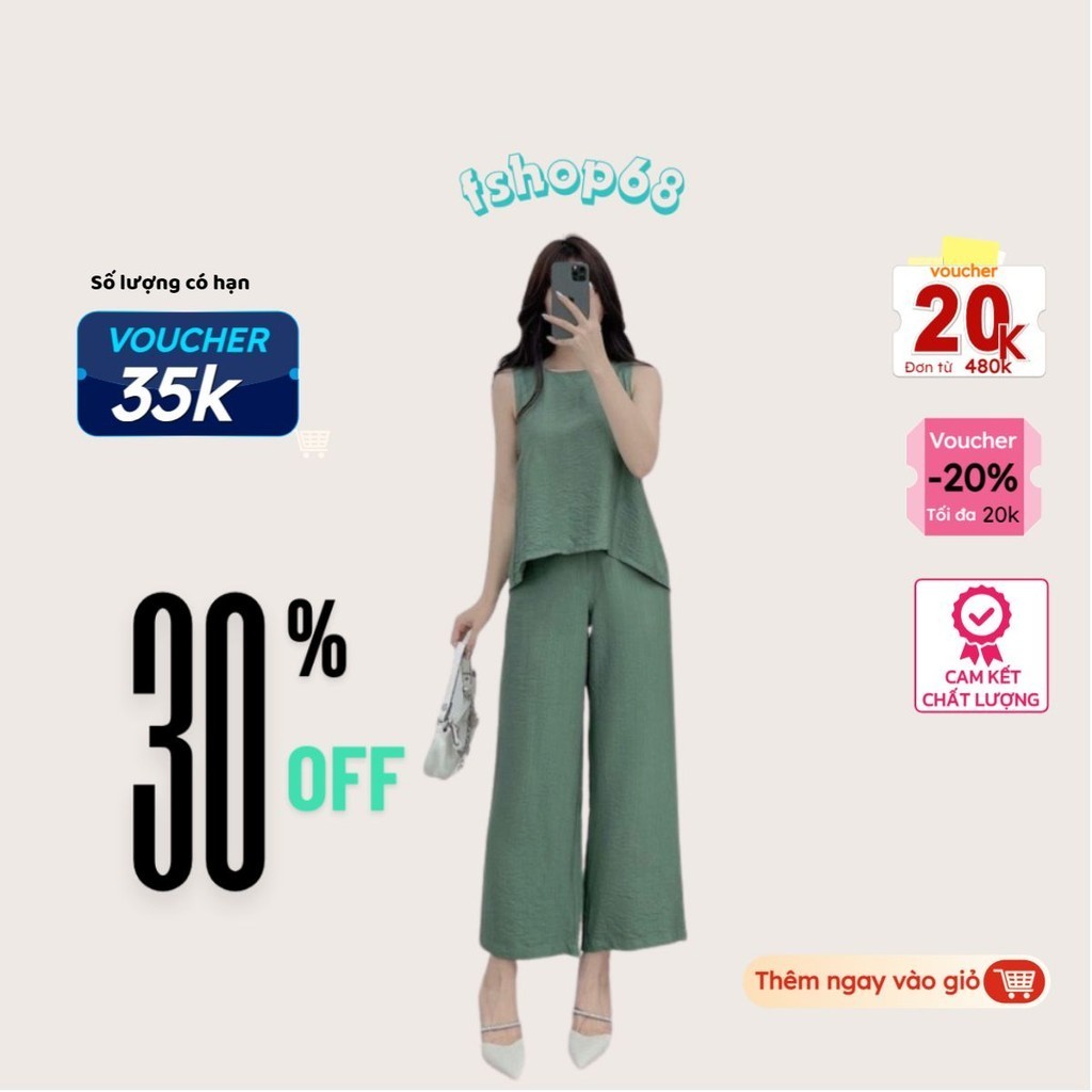 Bộ Đũi Hè Nữ MIALUCI DWM1 Hàng Cao Cấp Chất Đũi Mát Siêu Nhẹ Ít Nhăn, Chất Mềm Mại Dễ Chịu Đủ Màu