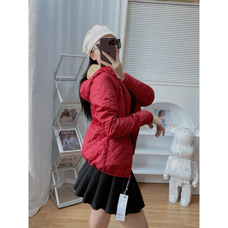 ADWM15 Áo khoác nữ trần trám lót lông cừu 3 lớp hàng VNXK siêu ấm