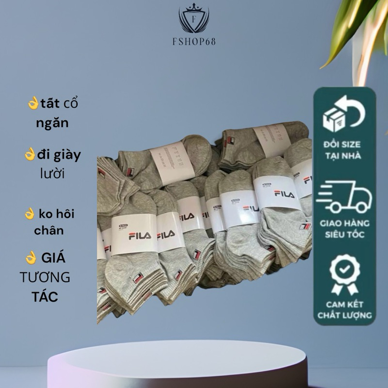 Tất Cổ Ngắn Nam nữ FILA Hàng chất đẹp thời trang - Fshop68