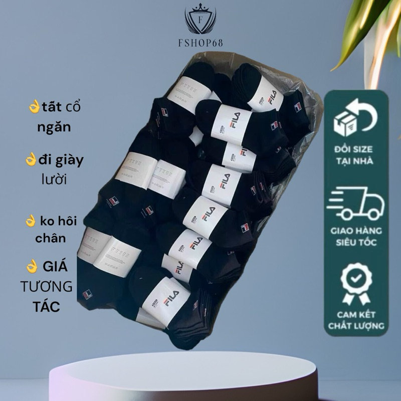 Tất Cổ Ngắn Nam nữ FILA Hàng chất đẹp thời trang - Fshop68