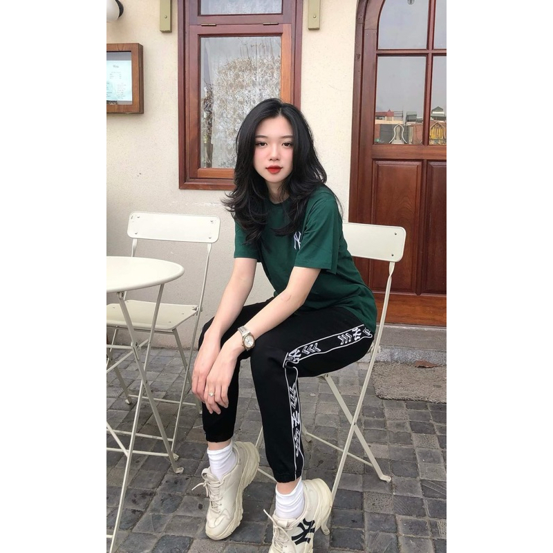 Bộ Quần Áo Thể Thao Mùa Hè Chất Áo Cotton 100% Co Giãn 4 Chiều, Quần Umi 2 Túi Có Khóa Dày Dặn set bộ mùa hè vnxk BDWM6