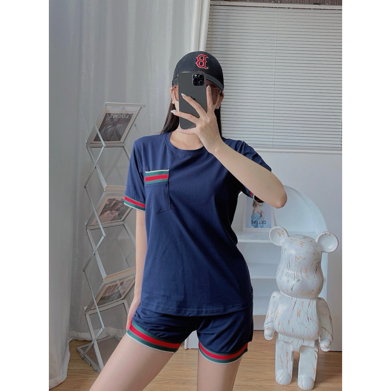 Set đồ Bộ cotton nữ  Nữ VNXK Chất Cotton 100% Co Giãn 4 Chiều Thấm Hút Mồ Hôi Bswm8