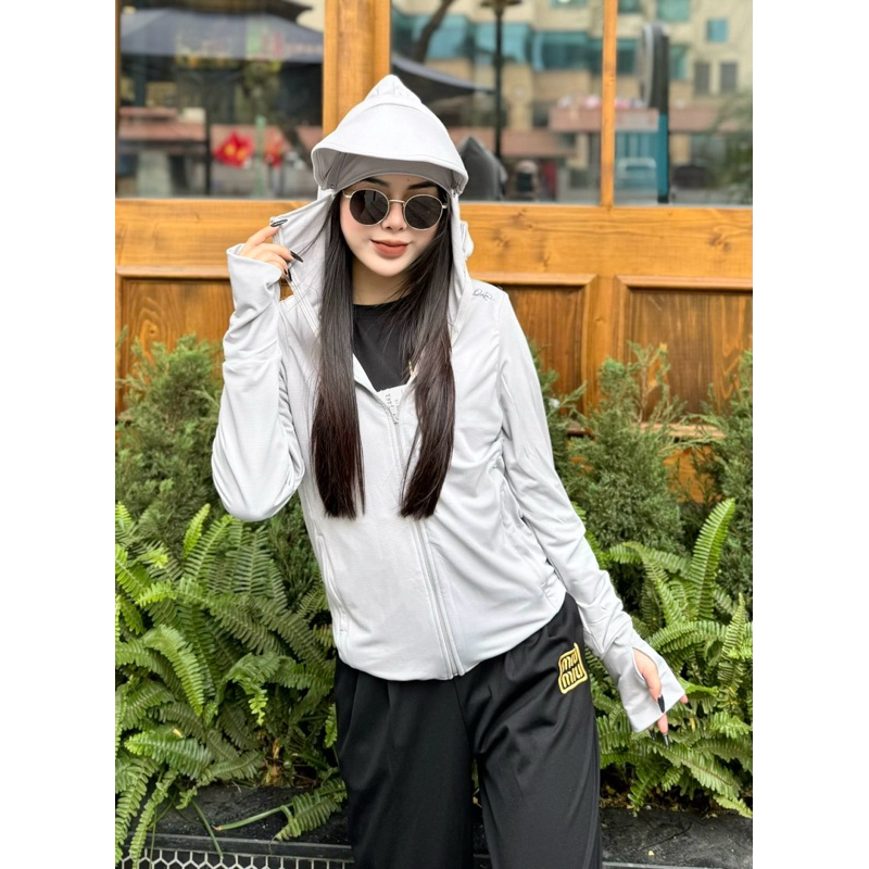 Áo Chống Nắng nữ 2 Lớp 3M OSAKA AWM21  HÀNG CHÍNH HÃNG CAO CẤP Chất Vải Thun caro bóng Thoải Mái Dễ Chịu Có Lưới Nách