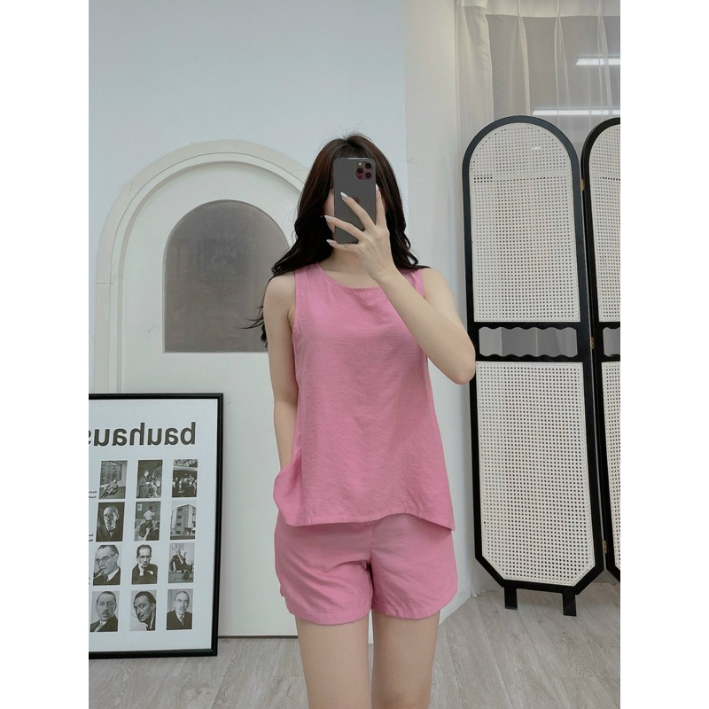 Bộ Đũi Nữ MIALUCI DW3 quần áo Cao Cấp chính hãng Chất Đũi Mát Siêu Nhẹ Ít Nhăn, Chất Mềm Mại Dễ Chịu Đủ Màu
