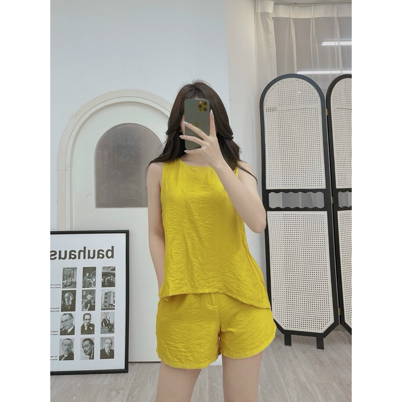 Bộ Đũi Nữ MIALUCI DW3 quần áo Cao Cấp chính hãng Chất Đũi Mát Siêu Nhẹ Ít Nhăn, Chất Mềm Mại Dễ Chịu Đủ Màu