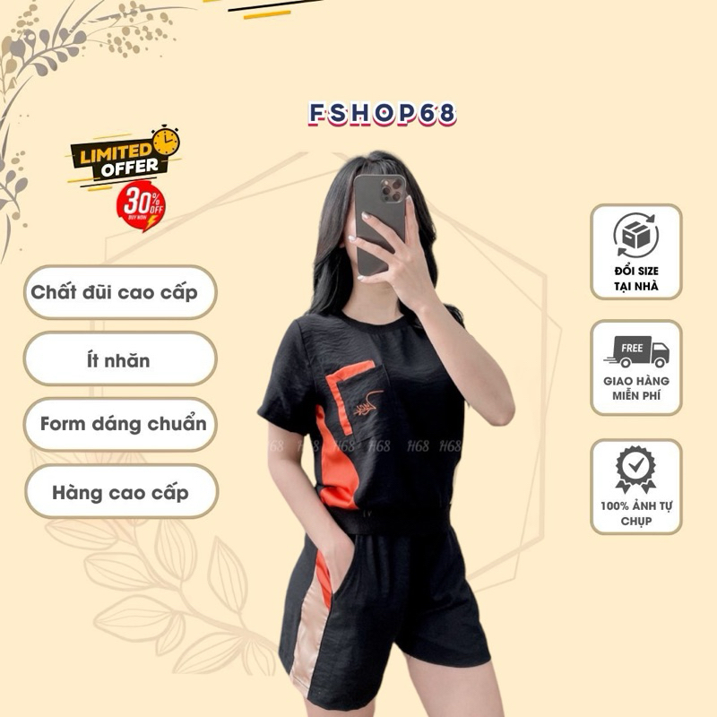 Bộ đùi nữ hè MIALUCI dwm2 chất đũi phối sườn, form dáng chuẩn đẹp, chất đũi mát và ít nhăn HÀNG CHÍNH HÃNG
